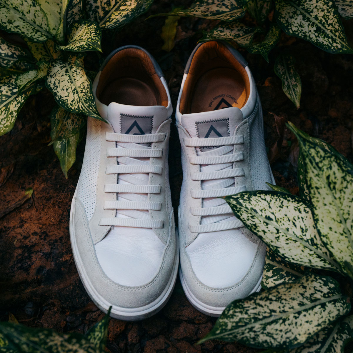 The Jenson Stretch-Lace Slip On Sneaker in white. Shop Jenson.