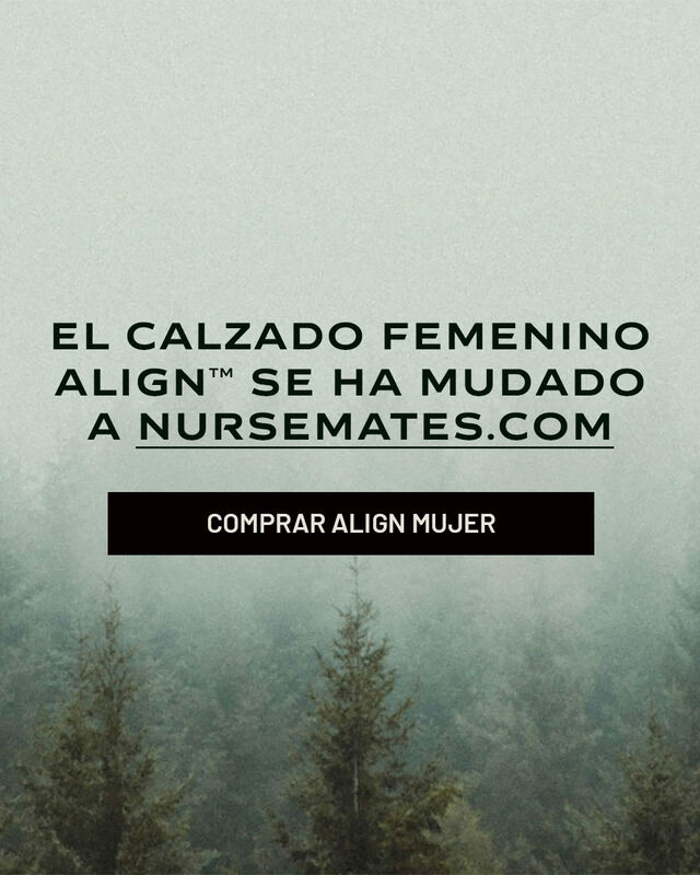 El calzado femenino AlignTM se ha mudado a NurseMates.com. Compra Align para mujer.